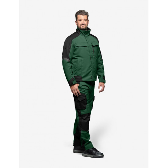 Lars, werkjas, winter, groen-zwart Lars, werkjas, winter, groen-zwart