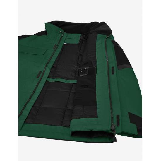 Lars, werkjas, winter, groen-zwart Lars, werkjas, winter, groen-zwart