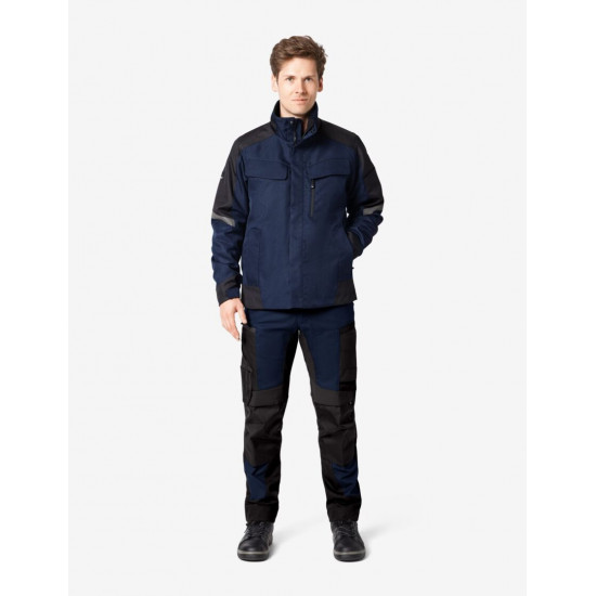Lars, werkjas, winter, marine-zwart Lars, werkjas, winter, marine-zwart
