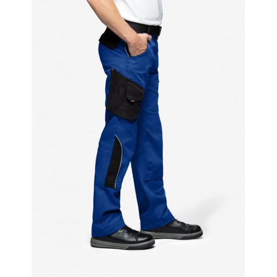 Bruno, werkbroek, korenblauw-zwart Bruno, werkbroek, korenblauw-zwart