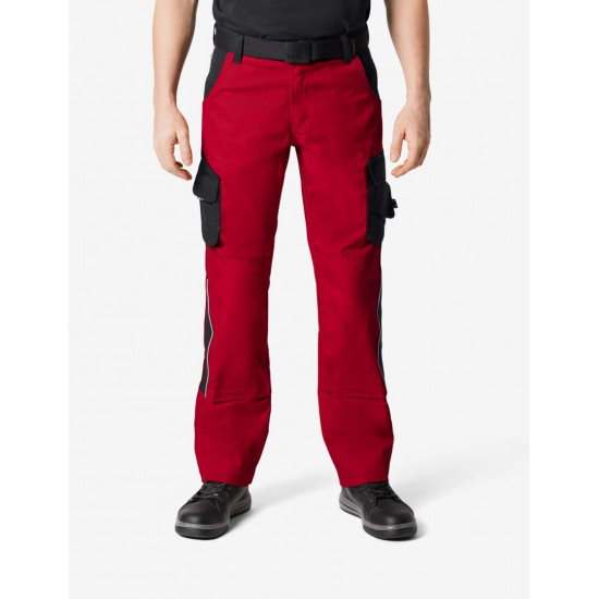 Bruno, werkbroek, rood-zwart Bruno, werkbroek, rood-zwart