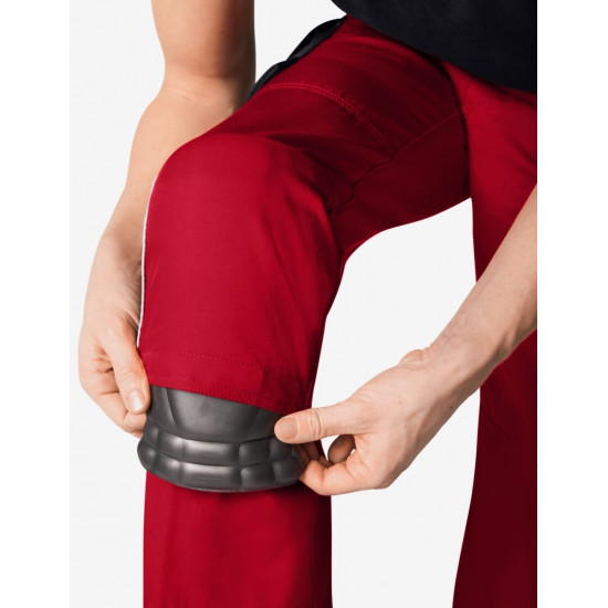 Bruno, werkbroek, rood-zwart Bruno, werkbroek, rood-zwart