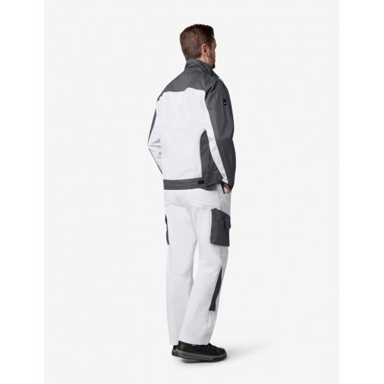 Bruno, werkbroek, wit-antraciet Bruno, werkbroek, wit-antraciet