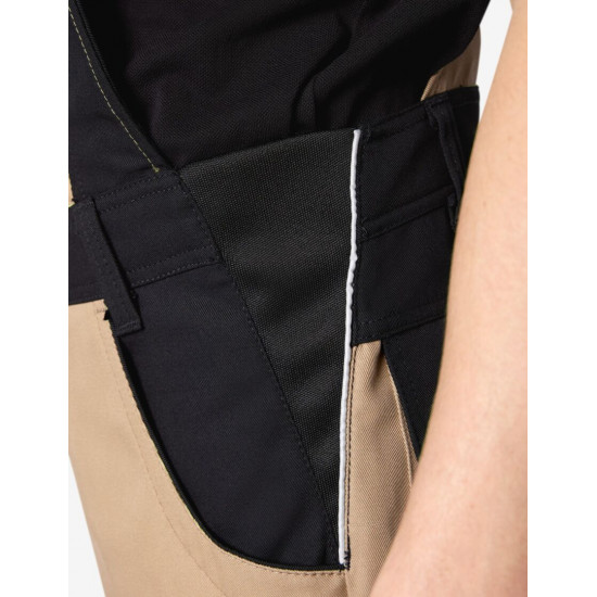 Eckhard, tuinbroek, beige-zwart Eckhard, tuinbroek, beige-zwart