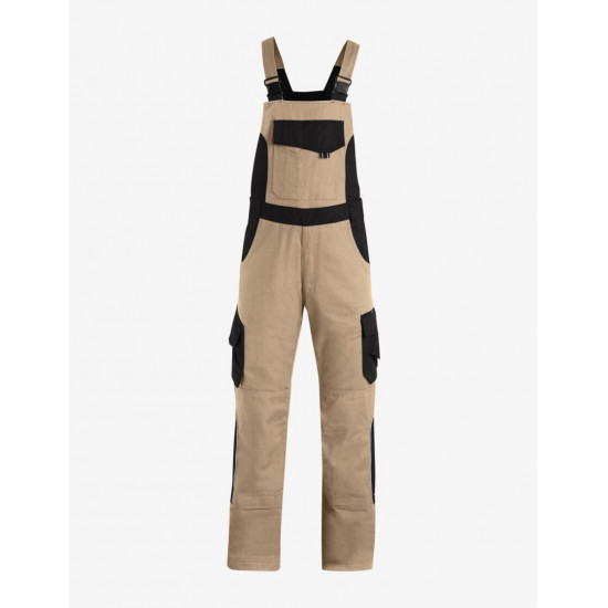 Eckhard, tuinbroek, beige-zwart Eckhard, tuinbroek, beige-zwart