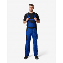 Eckhard, tuinbroek, korenblauw-zwart Eckhard, tuinbroek, korenblauw-zwart