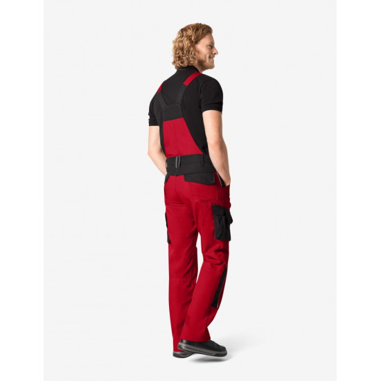 Eckhard, tuinbroek, rood-zwart Eckhard, tuinbroek, rood-zwart