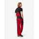 Eckhard, tuinbroek, rood-zwart Eckhard, tuinbroek, rood-zwart