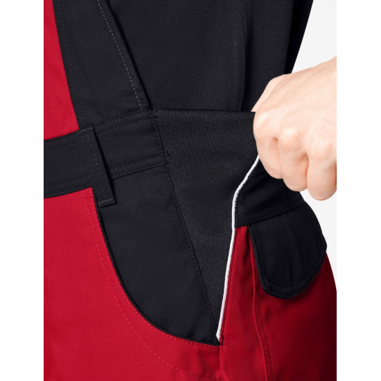 Eckhard, tuinbroek, rood-zwart Eckhard, tuinbroek, rood-zwart