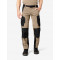 Florian, werkbroek, beige-zwart