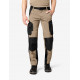 Florian, werkbroek, beige-zwart Florian, werkbroek, beige-zwart