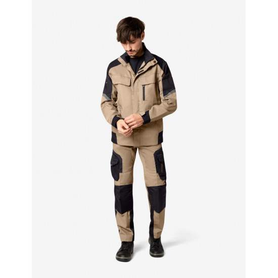 Florian, werkbroek, beige-zwart Florian, werkbroek, beige-zwart