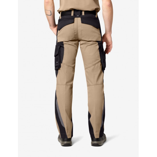 Florian, werkbroek, beige-zwart Florian, werkbroek, beige-zwart