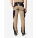 Florian, werkbroek, beige-zwart Florian, werkbroek, beige-zwart