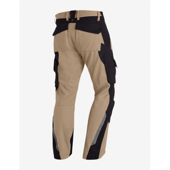 Florian, werkbroek, beige-zwart Florian, werkbroek, beige-zwart