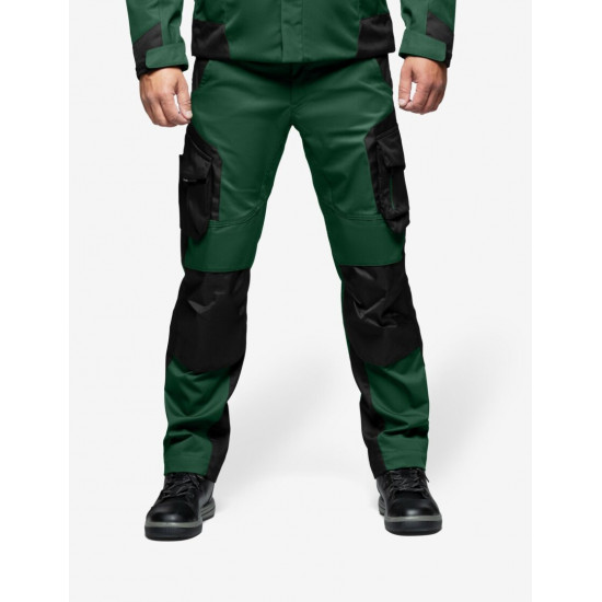 Florian, werkbroek, groen-zwart