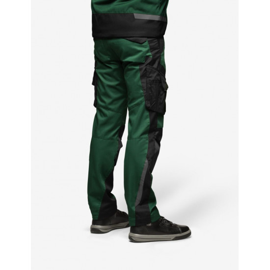 Florian, werkbroek, groen-zwart