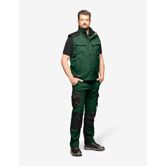 Florian, werkbroek, groen-zwart
