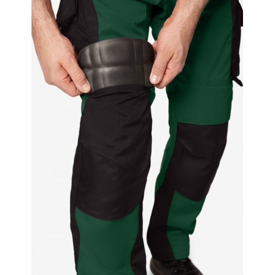 Florian, werkbroek, groen-zwart