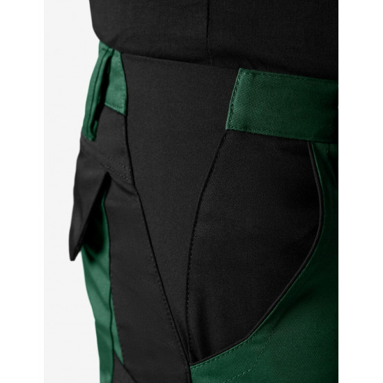 Florian, werkbroek, groen-zwart