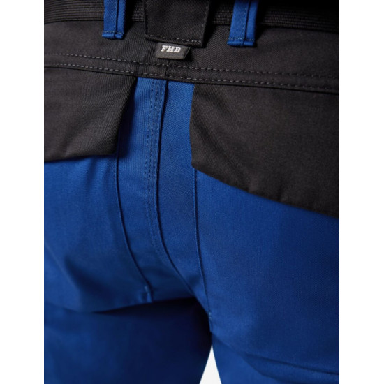 Florian, werkbroek, korenblauw-zwart Florian, werkbroek, korenblauw-zwart