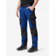 Florian, werkbroek, korenblauw-zwart Florian, werkbroek, korenblauw-zwart