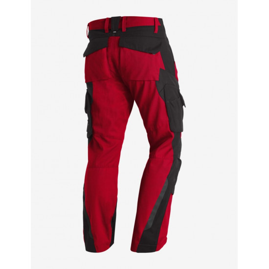 Florian, werkbroek, rood-zwart