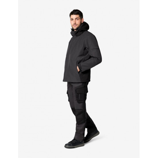 Georg, werkjas, antraciet-zwart Georg, werkjas, antraciet-zwart