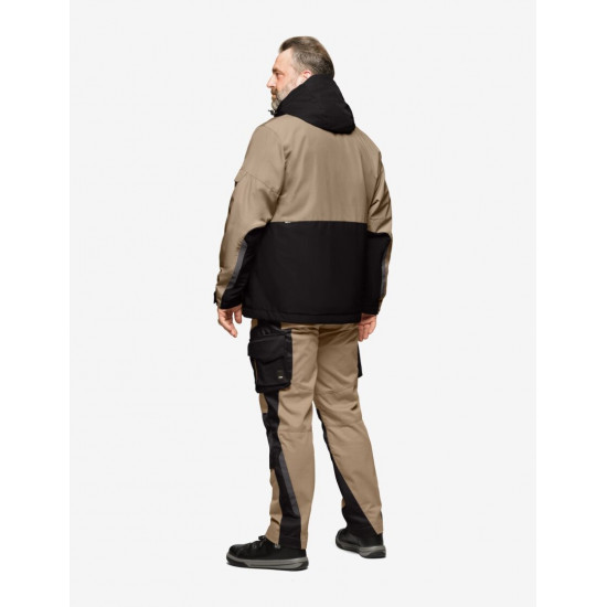 Georg, werkjas, beige-zwart Georg, werkjas, beige-zwart