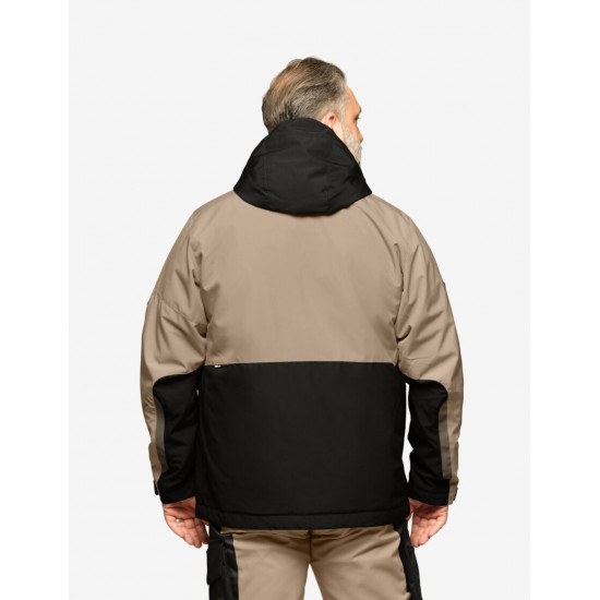 Georg, werkjas, beige-zwart Georg, werkjas, beige-zwart