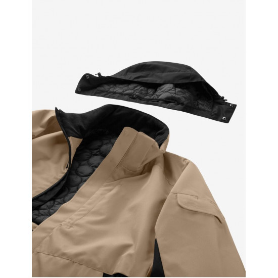 Georg, werkjas, beige-zwart Georg, werkjas, beige-zwart