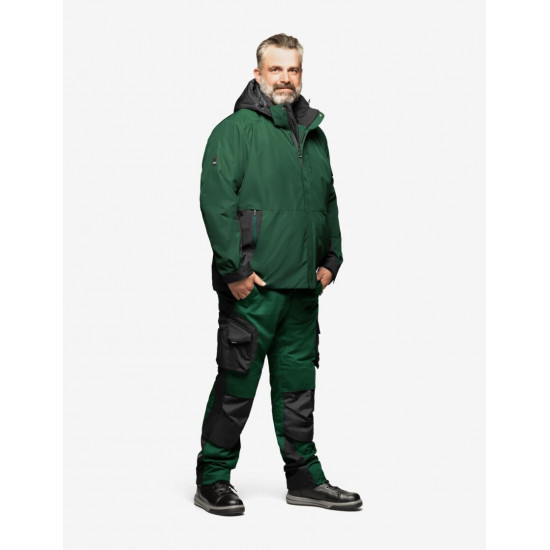 Georg, werkjas, groen-zwart Georg, werkjas, groen-zwart