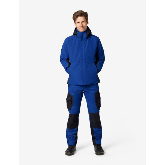 Georg, werkjas, korenblauw-zwart Georg, werkjas, korenblauw-zwart
