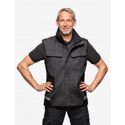 Hauke, bodywarmer, antraciet-zwart