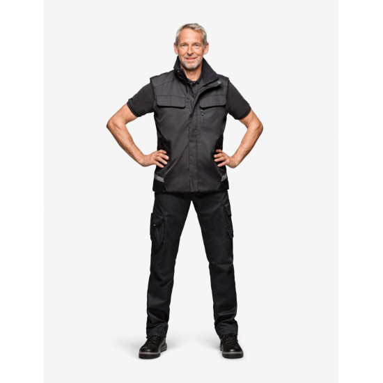 Hauke, bodywarmer, antraciet-zwart Hauke, bodywarmer, antraciet-zwart