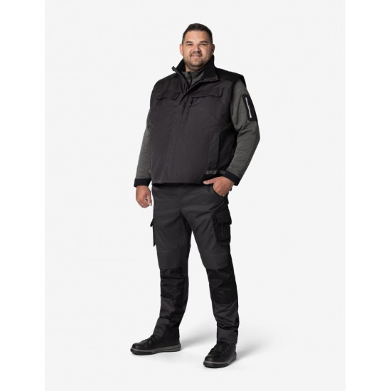 Hauke, bodywarmer, antraciet-zwart Hauke, bodywarmer, antraciet-zwart