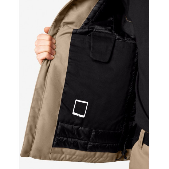 Hauke, bodywarmer, beige-zwart Hauke, bodywarmer, beige-zwart