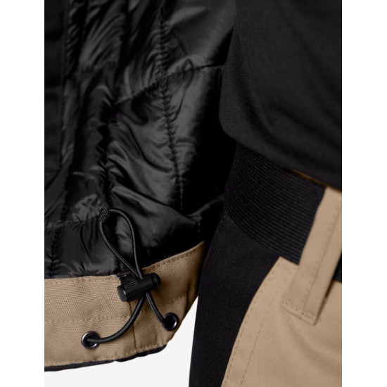 Hauke, bodywarmer, beige-zwart Hauke, bodywarmer, beige-zwart