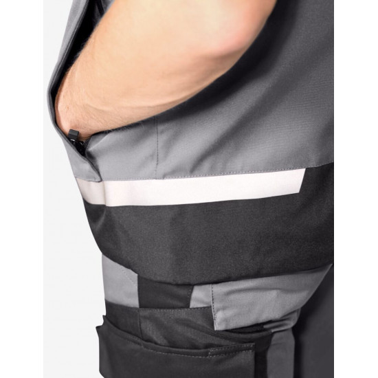 Hauke, bodywarmer, grijs-zwart Hauke, bodywarmer, grijs-zwart