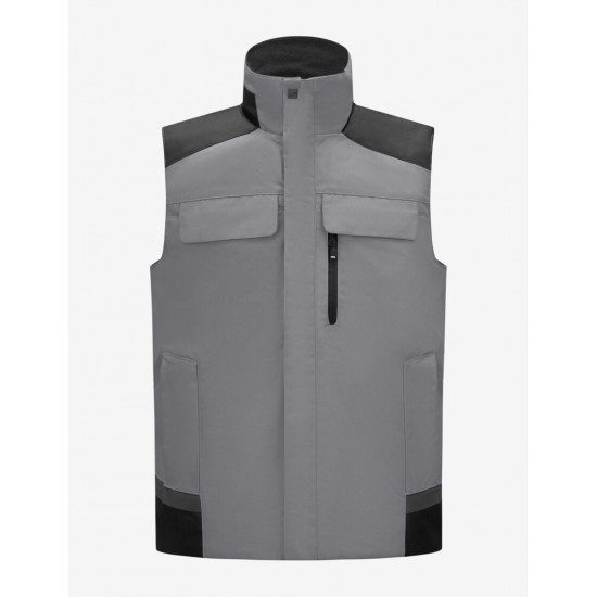 Hauke, bodywarmer, grijs-zwart Hauke, bodywarmer, grijs-zwart