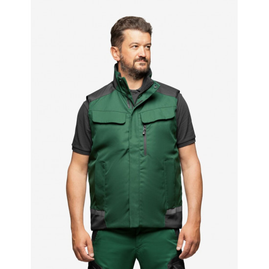 Hauke, bodywarmer, groen-zwart Hauke, bodywarmer, groen-zwart