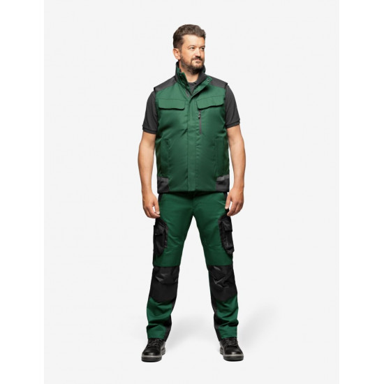 Hauke, bodywarmer, groen-zwart Hauke, bodywarmer, groen-zwart