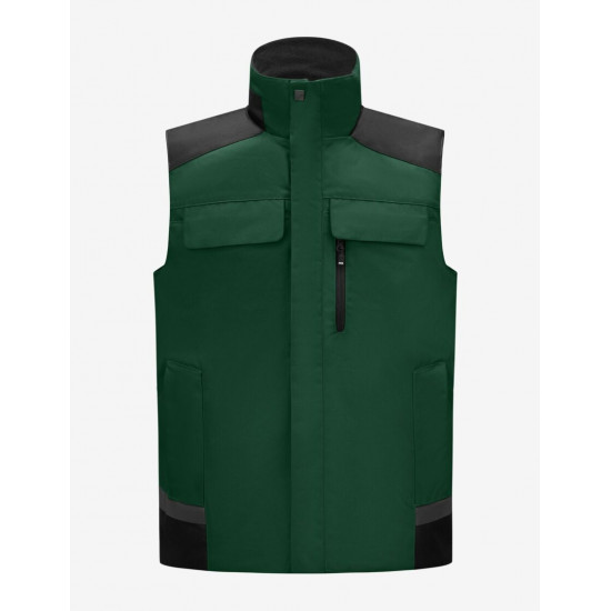 Hauke, bodywarmer, groen-zwart Hauke, bodywarmer, groen-zwart