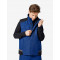 Hauke, bodywarmer, korenblauw-zwart