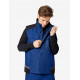 Hauke, bodywarmer, korenblauw-zwart