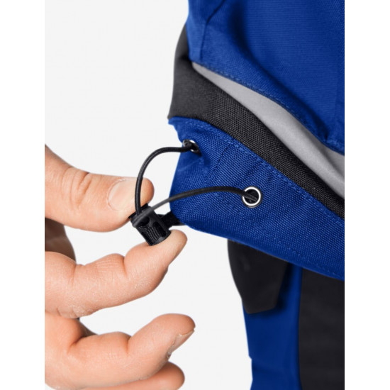 Hauke, bodywarmer, korenblauw-zwart