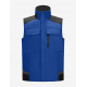 Hauke, bodywarmer, korenblauw-zwart