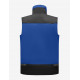 Hauke, bodywarmer, korenblauw-zwart