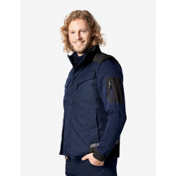 Hauke, bodywarmer, marine-zwart