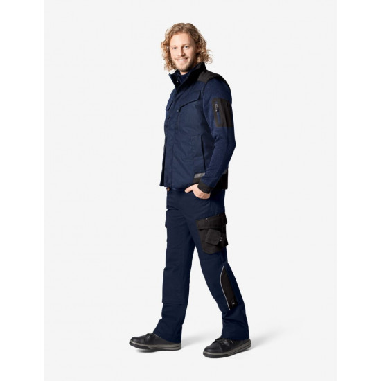 Hauke, bodywarmer, marine-zwart